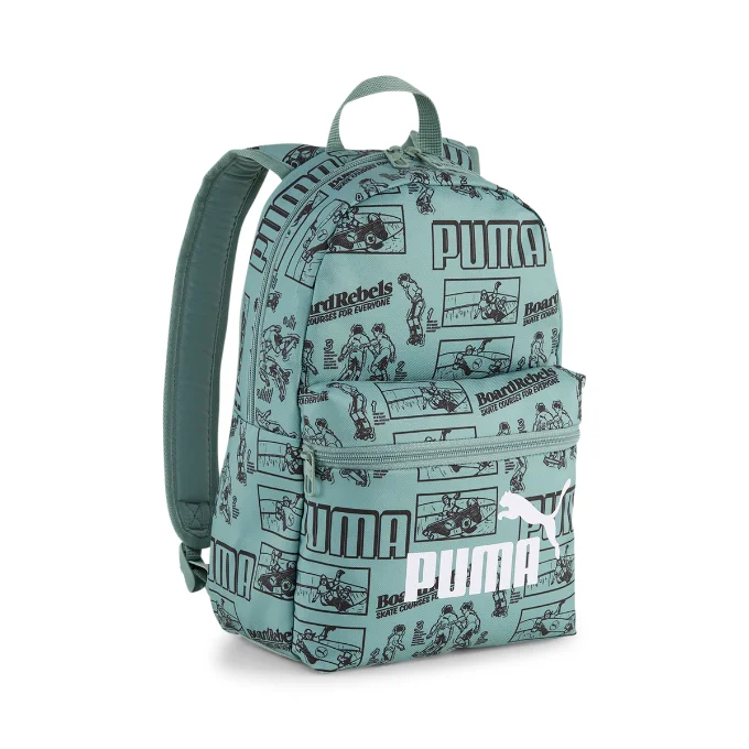 Puma Kids Phase Aop Small Backpack Green - 09132401 - Shesha display picture 1